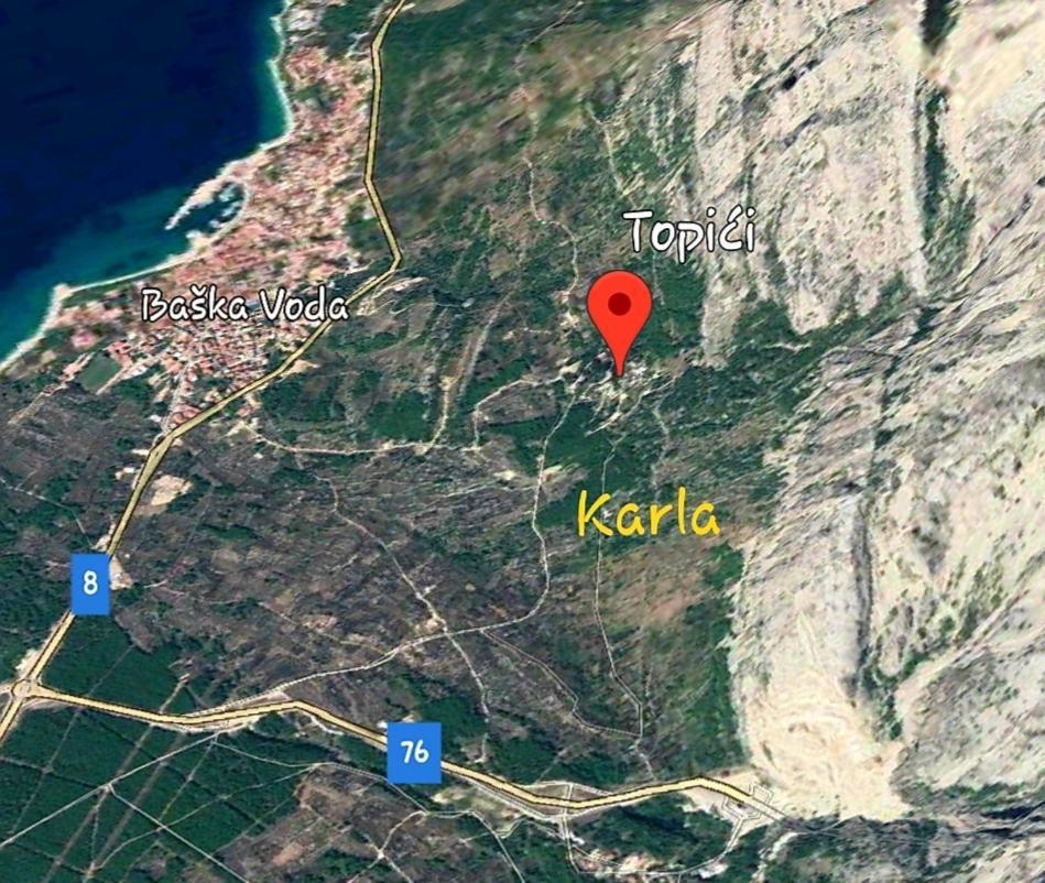 Karla Planinska Kuca Villa Baška Voda Kültér fotó